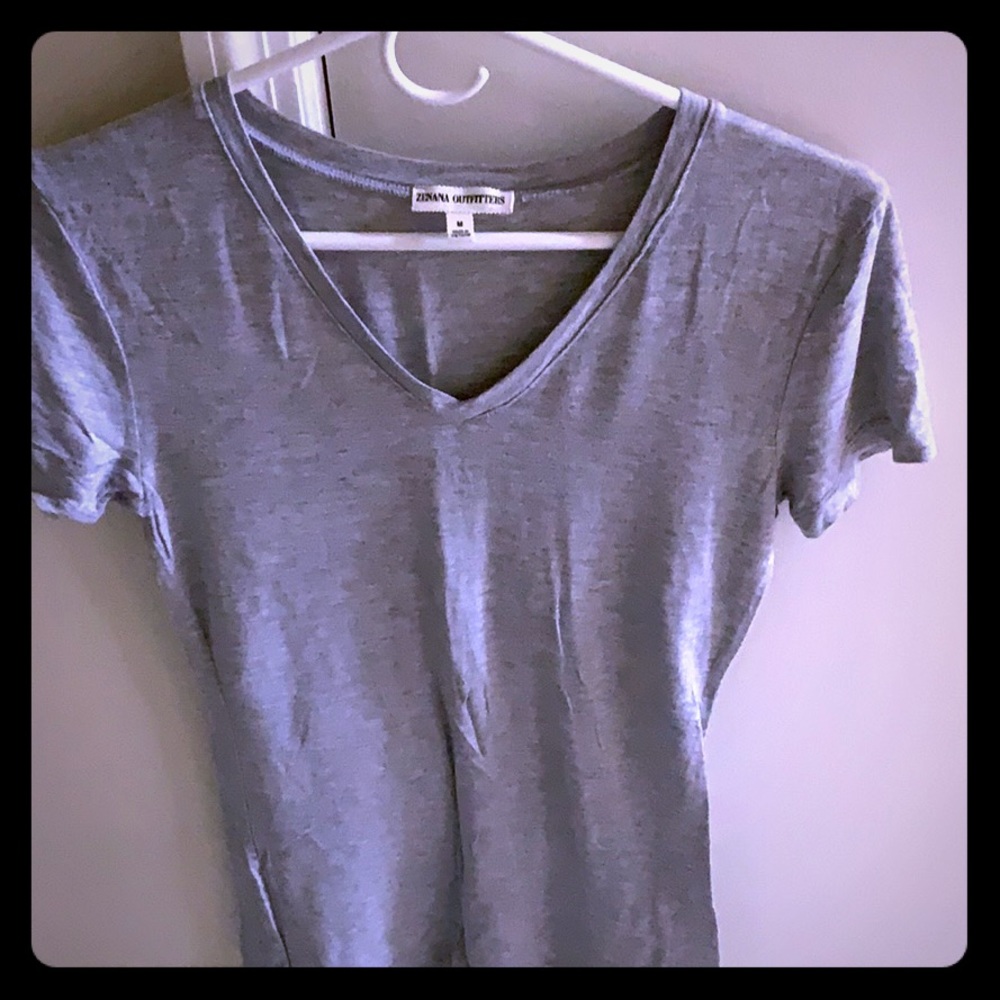 Zenana Outfitters Tee - light grey